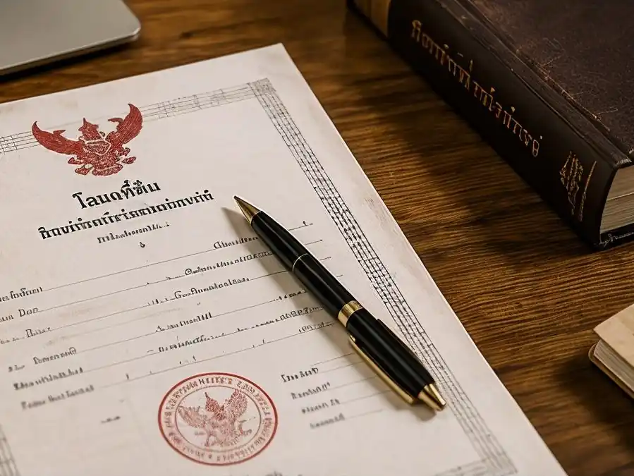 Due diligence document and title deed review for a Krabi property investment